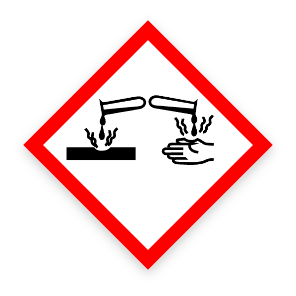 GHS05 pictogram – corrosion