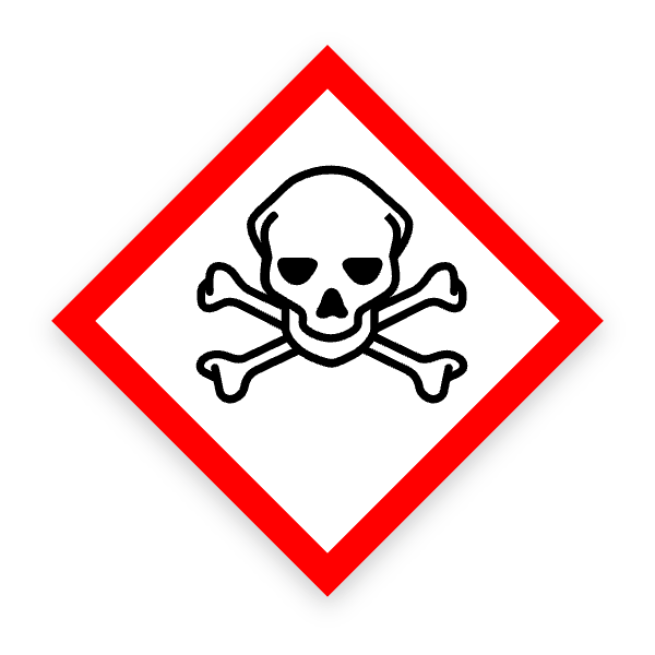 GHS06 pictogram – skull and crossbones